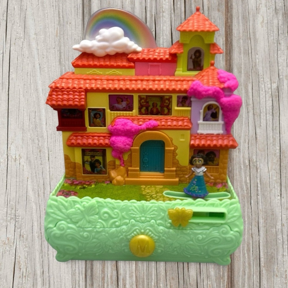 Disney Encanto Jewelry Box with Rainbow and Pink Accents